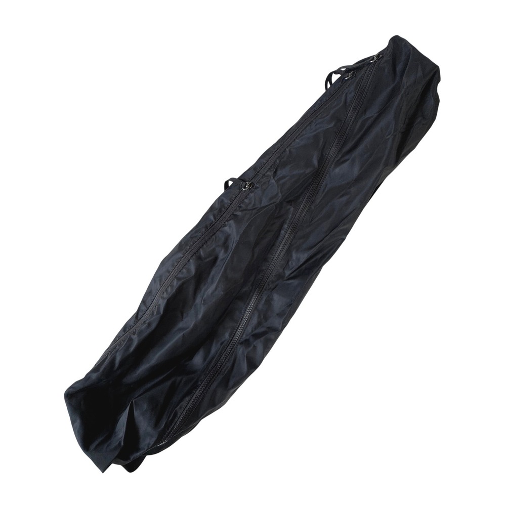 Lululemon Athletica Black Nylon Yoga Mat Bag with Adjustable Strap and Pocket